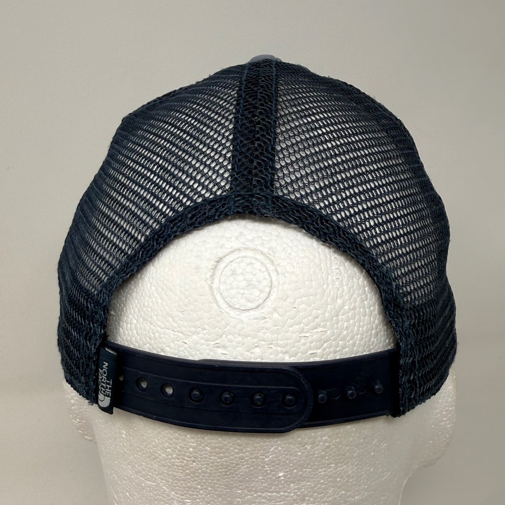The North Face Youth Trucker Hat Grey Navy Blue Fern Print Snapback NF0A3FIJ - Picture 4 of 8